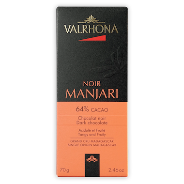 Dark Chocolate Valrhona Manjari Orange 64% 85g