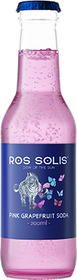 Pink Grapefruit Soda - Ros Solis